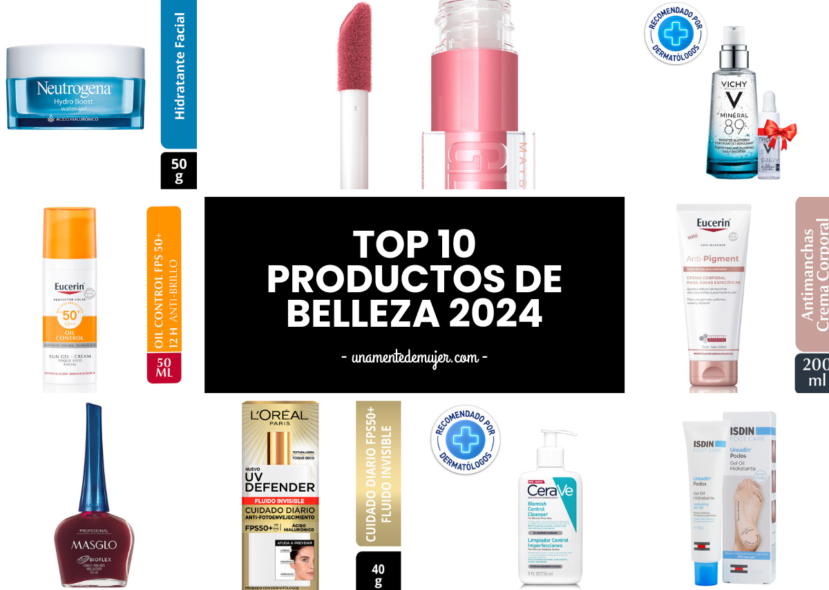 Top 10 de productos de belleza 2024 cyber wow