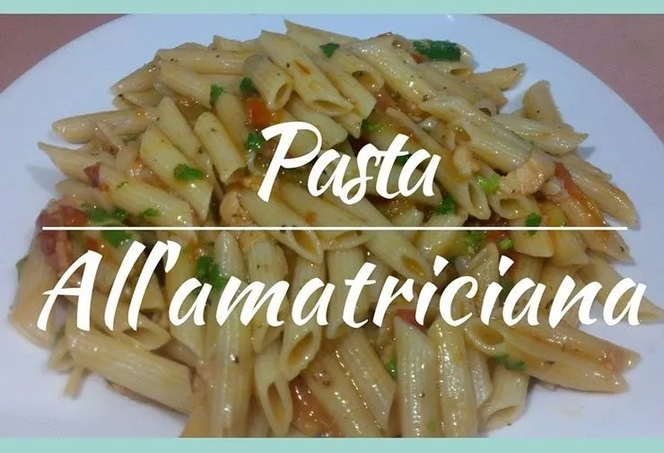 Receta de la pasta allamatriciana