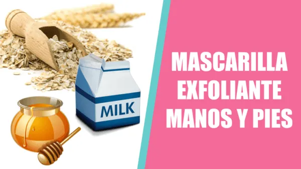 Mascarilla exfoliante para manos y pies