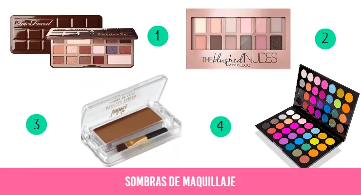 las mejores paletas de maquillaje