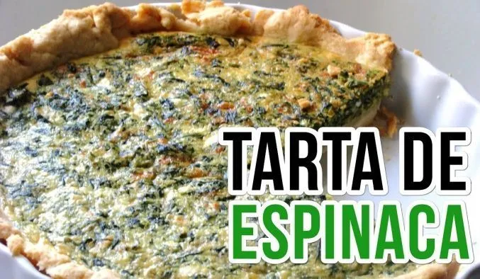 Tarta de espinaca saludable