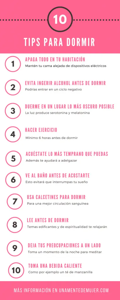 Tips Para Dormir Que Sí Funcionan