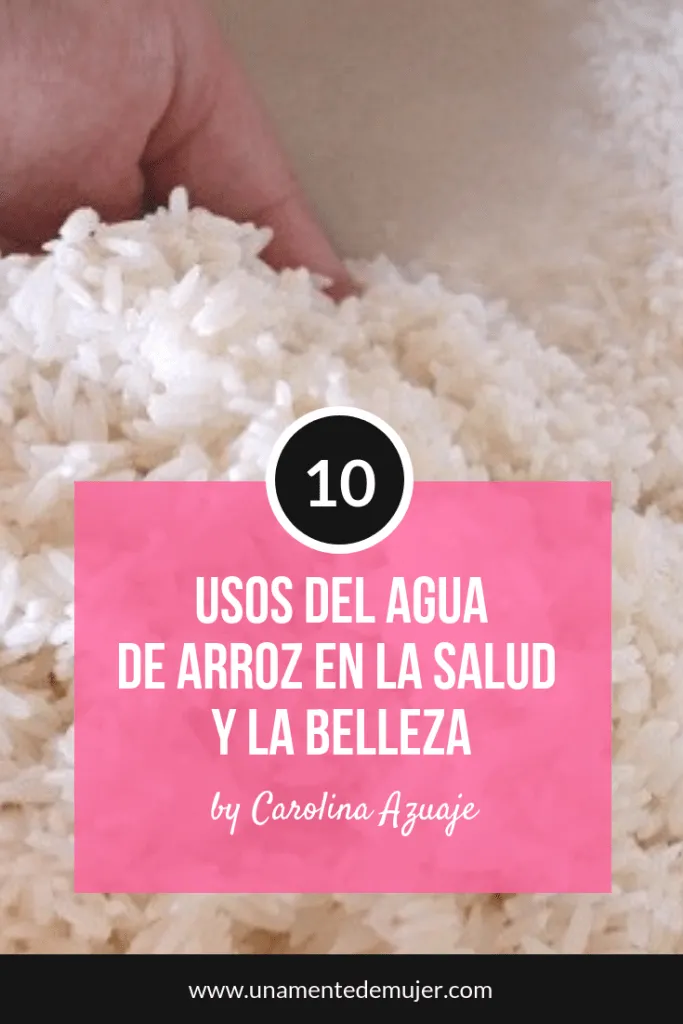 Agua De Arroz Para La Piel