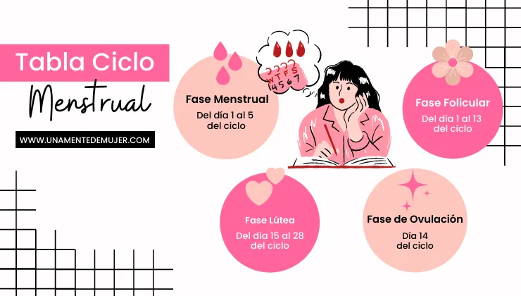Tabla de Ciclo Menstrual