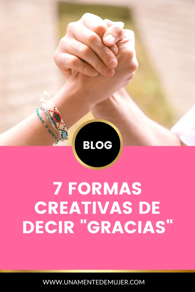 Formas creativas de decir gracias