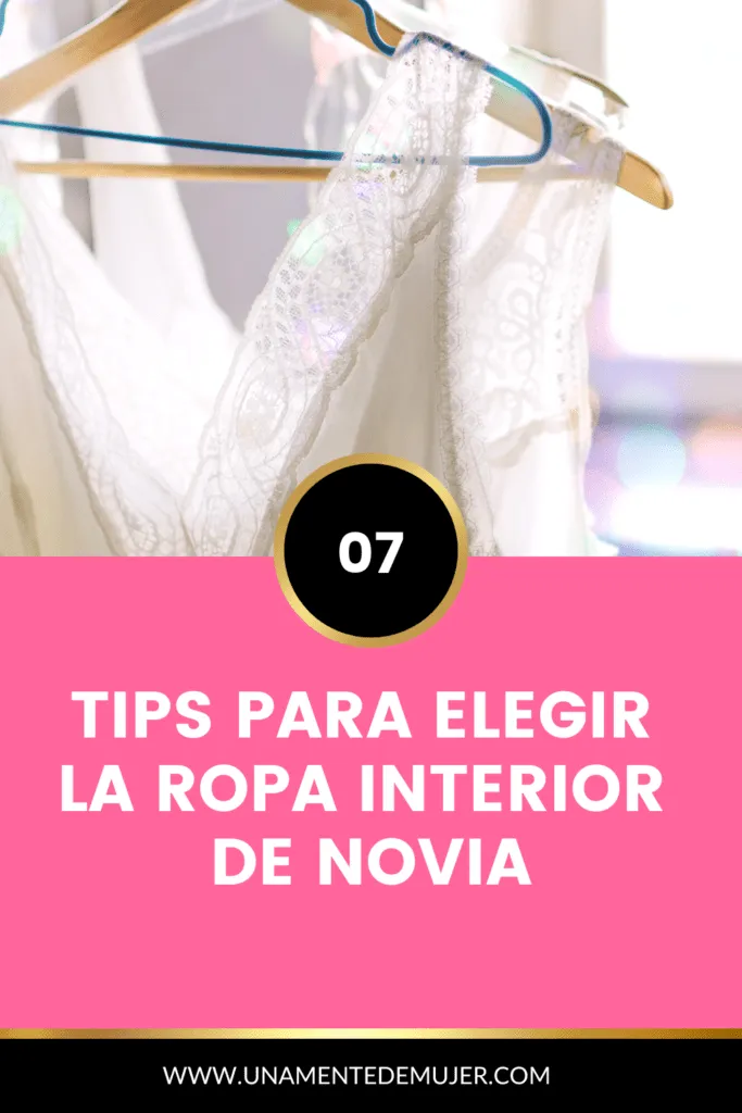 lencería de novia
