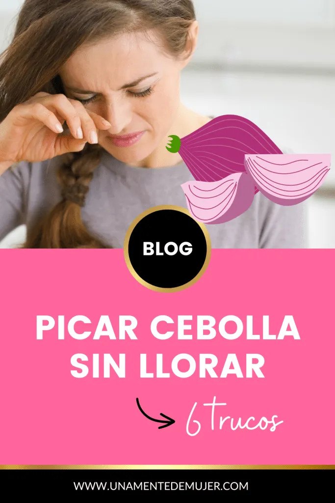 como picar cebolla sin llorar