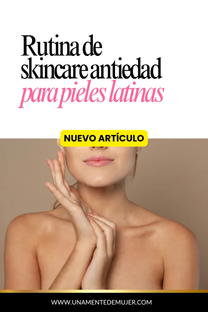 Rutina de skincare antiedad